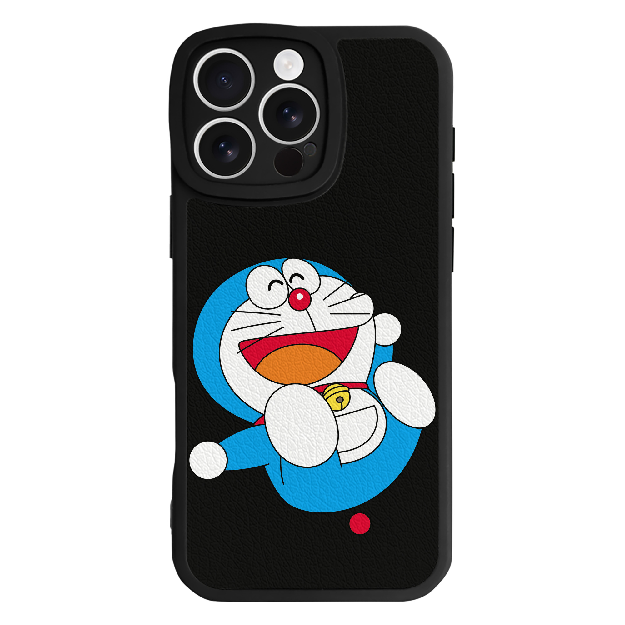 （画像用） ドラえもん Doraemon 【iPhone 16シリーズ対応】シリコンスマホケース（レザー調） 材質：シリコン